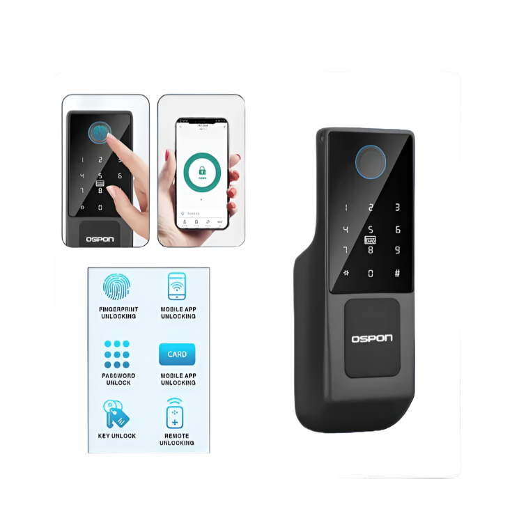 Advanced Biometric Door Lock with Tuya App Control, Card & Multi-Access Options