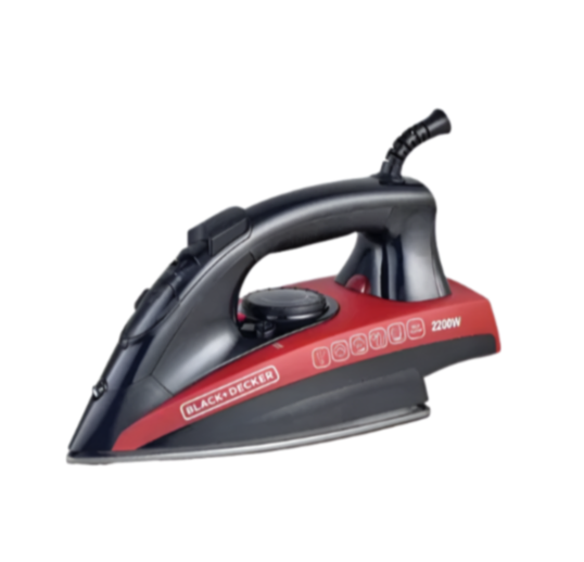 BLACK+DECKER Steam Iron with Ceramic Soleplate 2200W