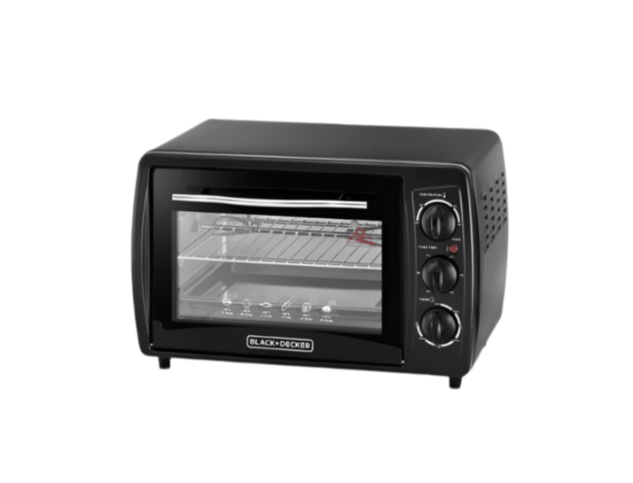 BLACK+DECKER Double Glass Toaster Oven with Rotisserie 19L