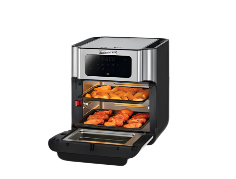 BLACK+DECKER Digital Air Fryer Oven 1500W, 12L