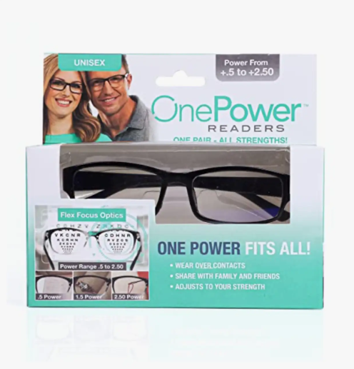 ONE POWER READERS GLASS