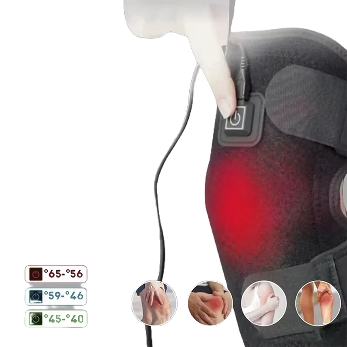 Adjustable Knee Heating Pad with USB Power & Pain Relief