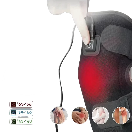 Adjustable Knee Heating Pad with USB Power & Pain Relief