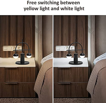 LED Magnetic Balance Table Desk Lamp with Night Light - Rechargeable