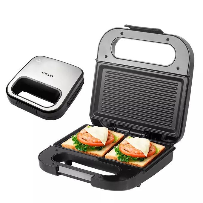 SOKANY Electric Grill and Sandwich Maker, 800W