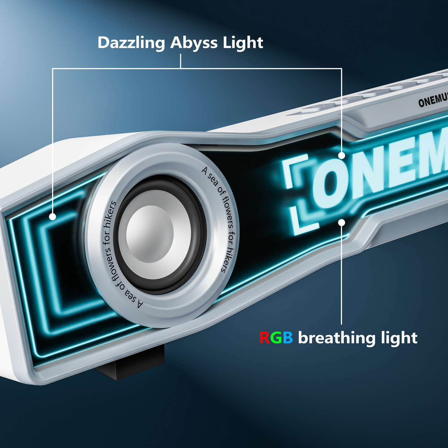 Onemust S10، 1800 مللي أمبير، جهد البطارية 7.4 فولت، طاقة مكبر الصوت 40 واط