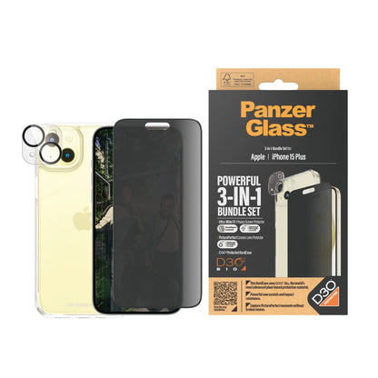 PanzerGlass iPhone 14 360 Bundle with D3O®