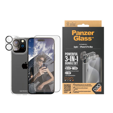 PanzerGlass iPhone 14 360 Bundle with D3O®