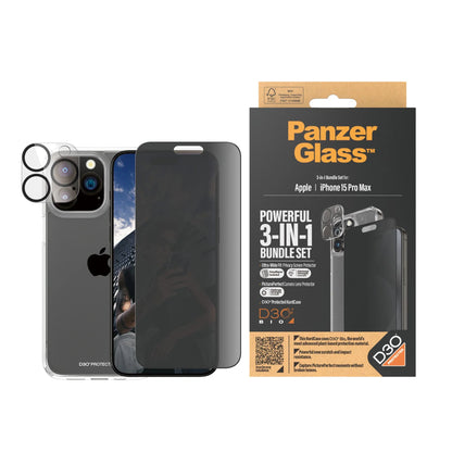 PanzerGlass iPhone 14 360 Bundle with D3O®