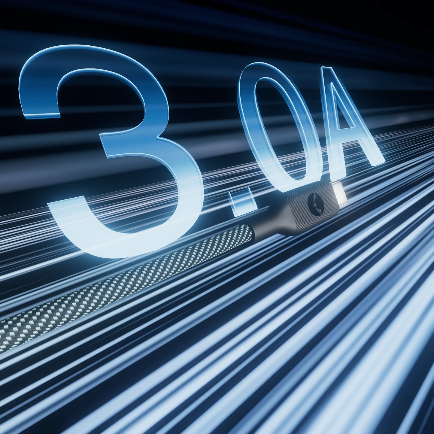 مخرج 5 فولت - 3 أمبير، طول 1 متر، مصنوع من مادة وقماش، معدل نقل 480 ميجابت في الثانية