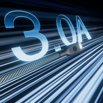 مخرج 5 فولت - 3 أمبير، طول 1 متر، مصنوع من مادة وقماش، معدل نقل 480 ميجابت في الثانية