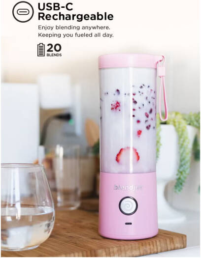 Blendjet - V2 - Portable Blender - Blush (Display Product)