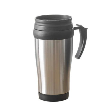 Stainless Steel Vacuum Insulated Travel Coffee Mug with Spill-Resistant Lid & Easy-Grip Handle, Double Wall Thermal Cup for Home, Office, Car & Outdoor Travel
