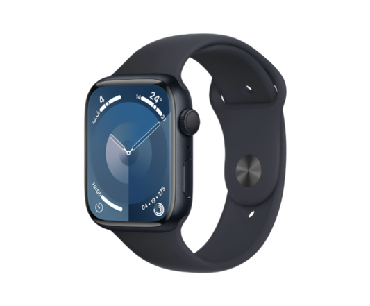 Apple Watch Series 9 GPS 41mm Midnight Aluminum Case with Midnight Sport Band - Small