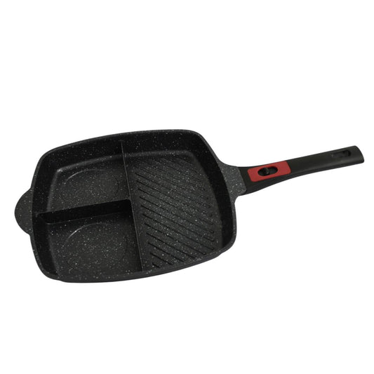 BH Die-Cast 3 In 1 Fry Pan with Detachable Handle 28X28X4.3 CM