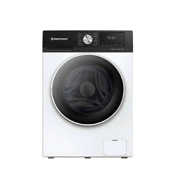 Westpoint Front Loading Washing Machine 9Kg - Inverter, WPWMT-914A25.D - White