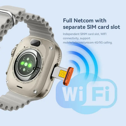 Howear HW Ultra 2 5G Android Smartwatch with Dual Cameras, Video Calling, 4GB RAM, 64GB Storage, GPS & Advanced Health Monitoring