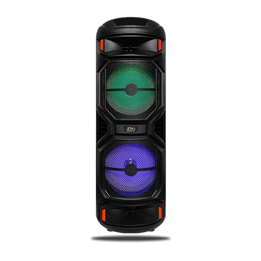 Portable Bluetooth Outdoor Speaker ZQS8221 with 8-Inch Subwoofer, 400W Peak Power, 4500mAh Battery and Multi-Input Wireless Connectivity