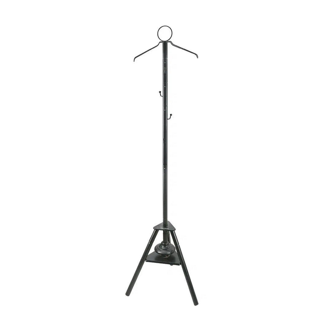Incense Burner Clothes Stand with Garment Hangers and Built-In Mabkhar Base