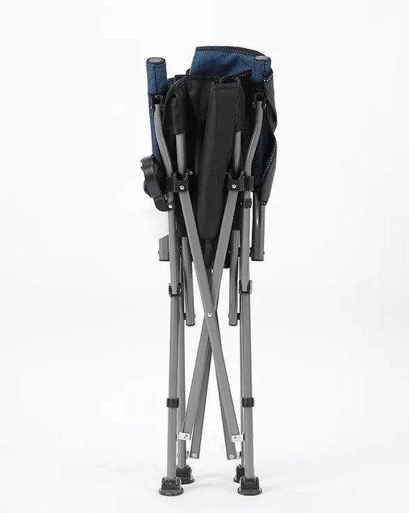 Portable Outdoor Metal Folding Stool - Lightweight and Compact Camping Chair