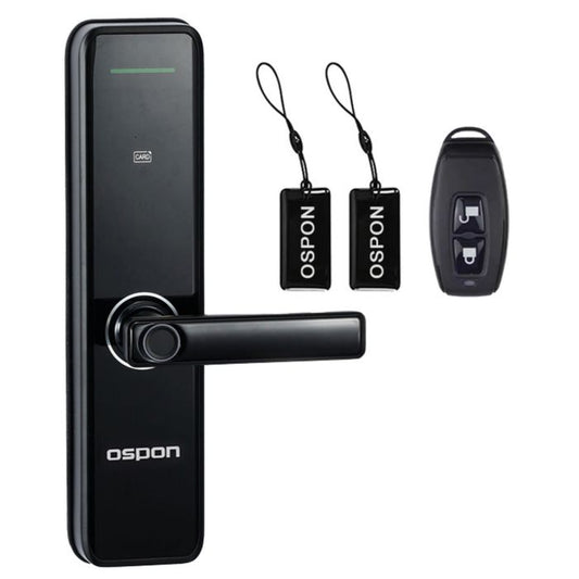 Intelligent Digital Smart Door Lock with Remote Key, Fingerprint Unlocking, IC Card Unlocking & Mobile App Compatibility