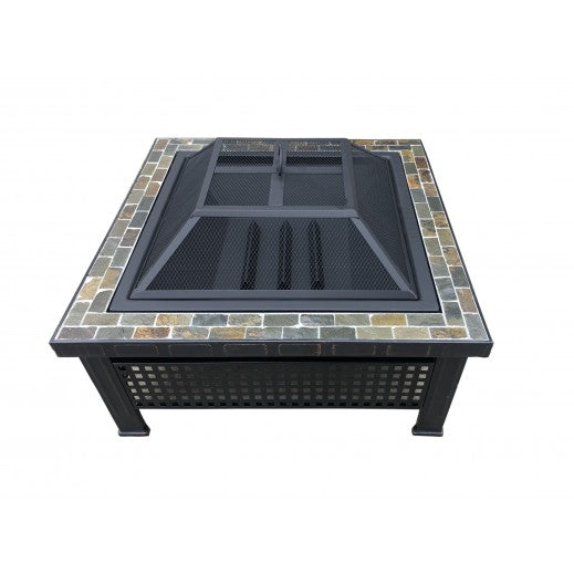 Al Baraka Square Firepit 83.5 x 83.5 x 18cm