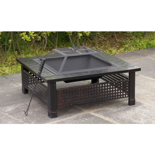 Al Baraka Square Firepit 78 x 65 x 17cm