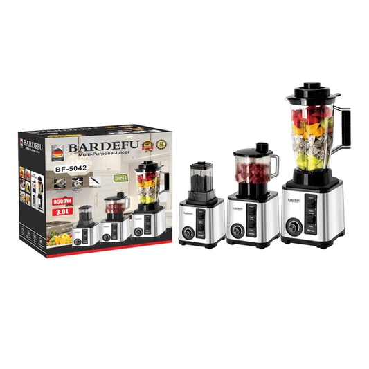 BARDEFU Multifunctional 3 In 1 Juicer 9500W, German Technology