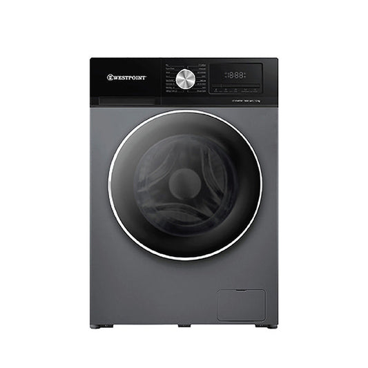 Westpoint Front Loading Washing Machine Inverter - Dark Silver