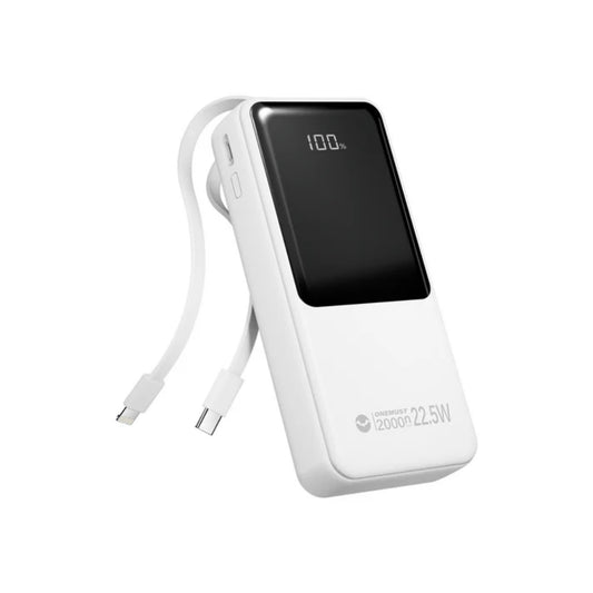 Capacity 20000mAh/3.7V, Colour - Black/White