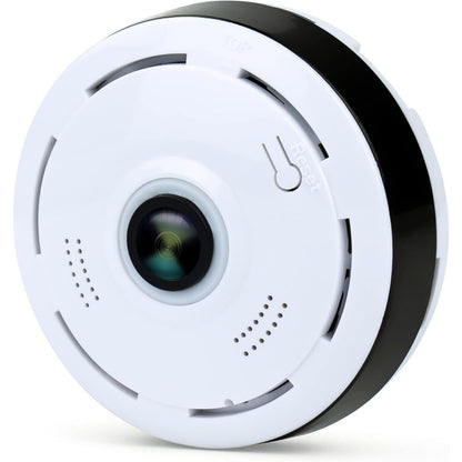 360° Panoramic WiFi Security Camera with HD, Motion Detection, Night Vision, Two-Way Audio & Fisheye Lens Monitoring System