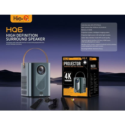 High Definition Projector with Surround Speaker by Hie-Q