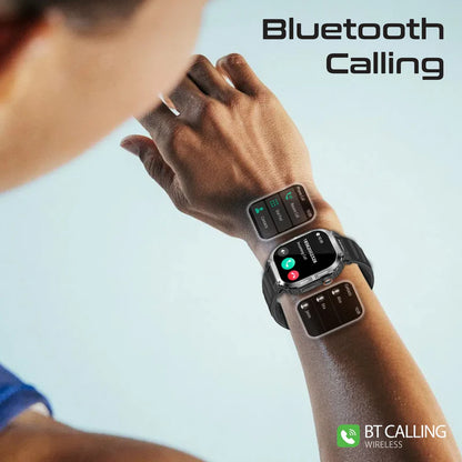 Promate 2.01" Fitness Tracker Smartwatch with Bluetooth Calling