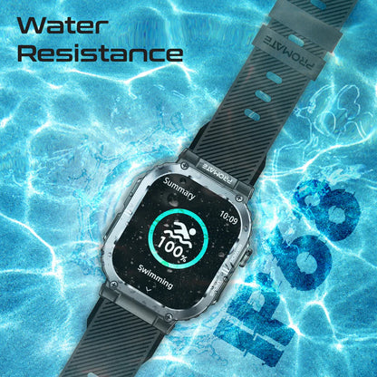 Promate 2.01" Fitness Tracker Smartwatch with Bluetooth Calling